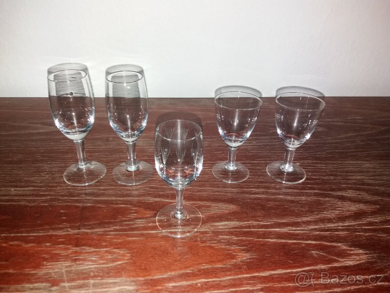 Sklenice na stopce, skleničky a další - 4