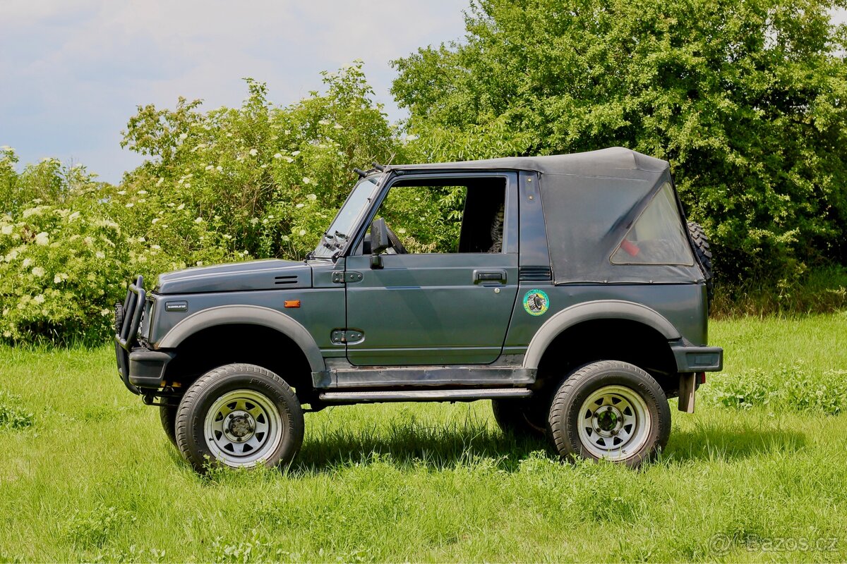 Suzuki Samurai 1.3i 4x4 | CZ doklady | STK 05/2027 | Garáž.