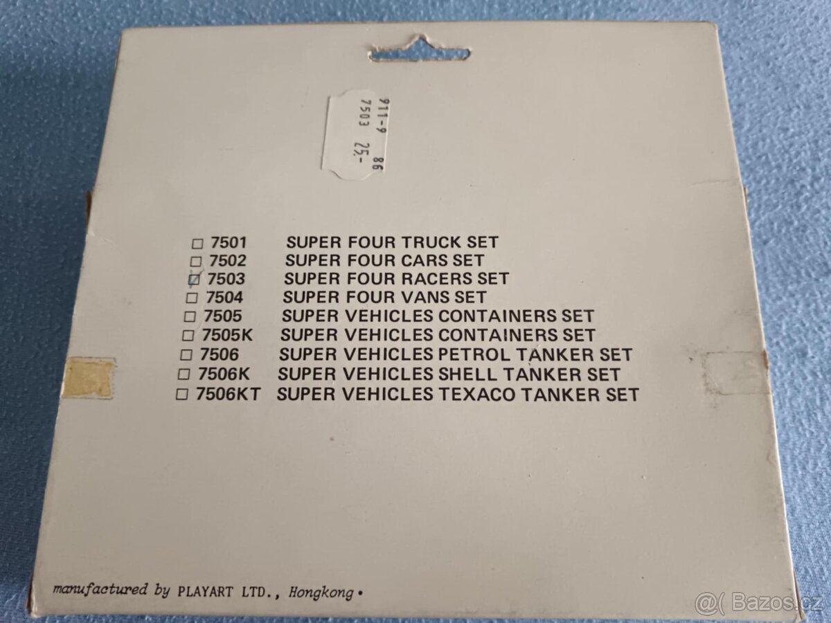 PLAYART 7503 Super Four Racers Set 4ks formulí - 4
