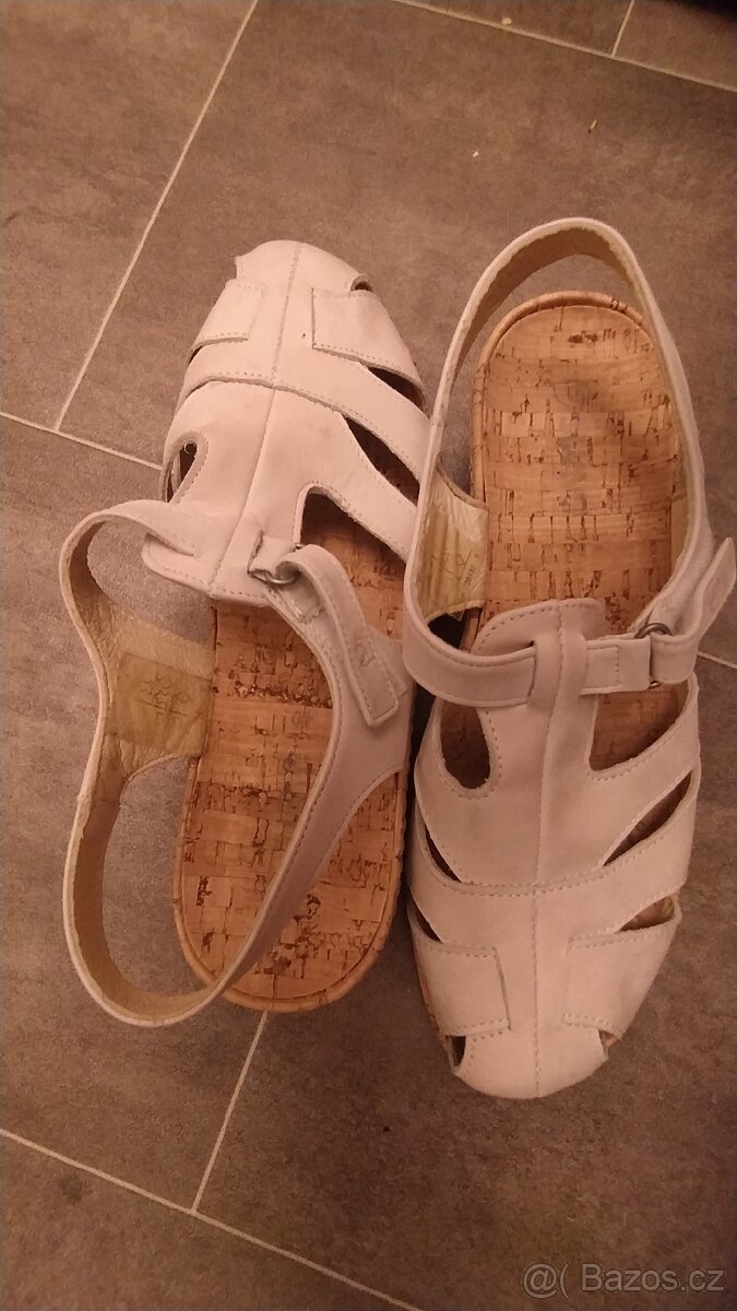 Kožené sandály č. 40 - 4