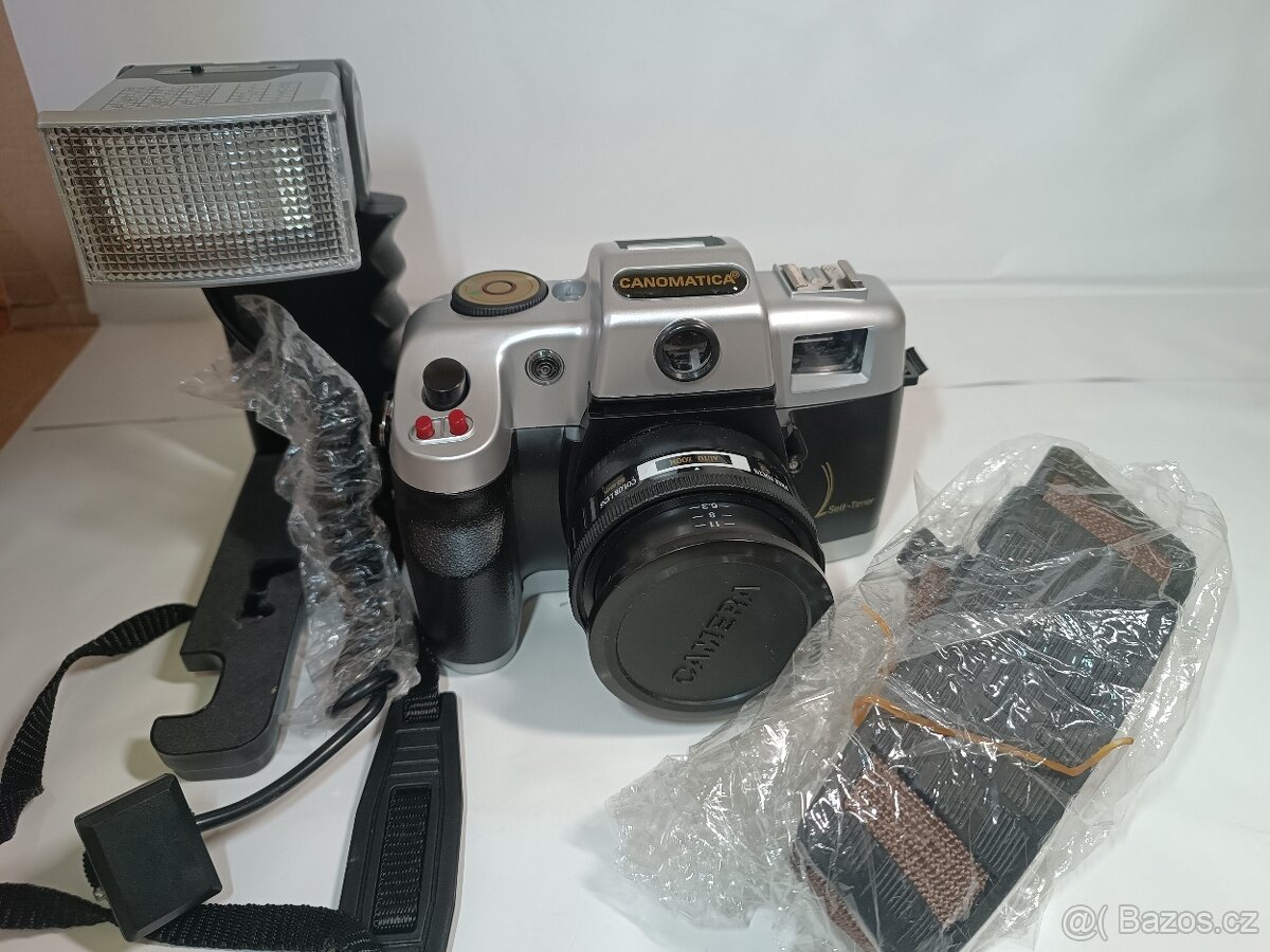 Atrapa fotoaparátu Canomatica + brašna + blesk - 4