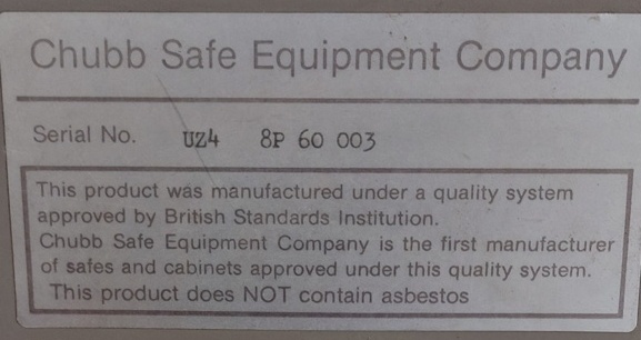 Bezpečnostní trezor Chubb + 4x schránka - 4