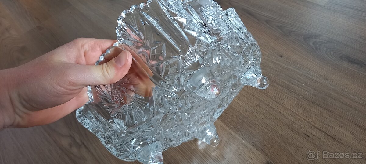 Broušené sklo mísy - 4