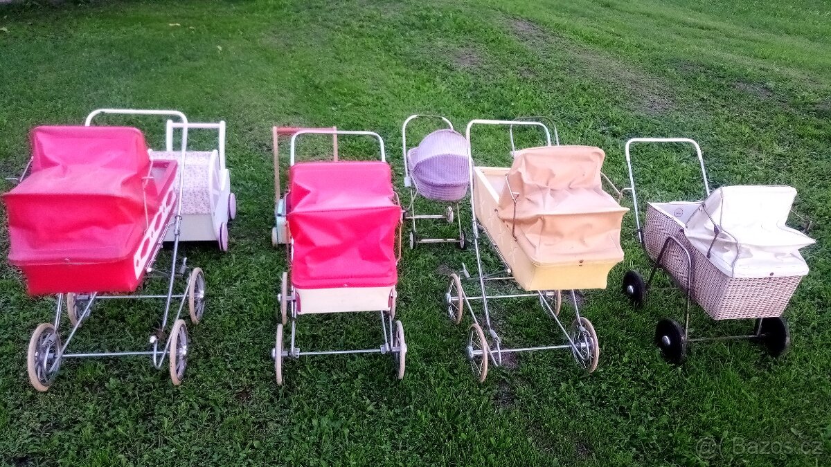 Staré retro dětské kočárky - 4