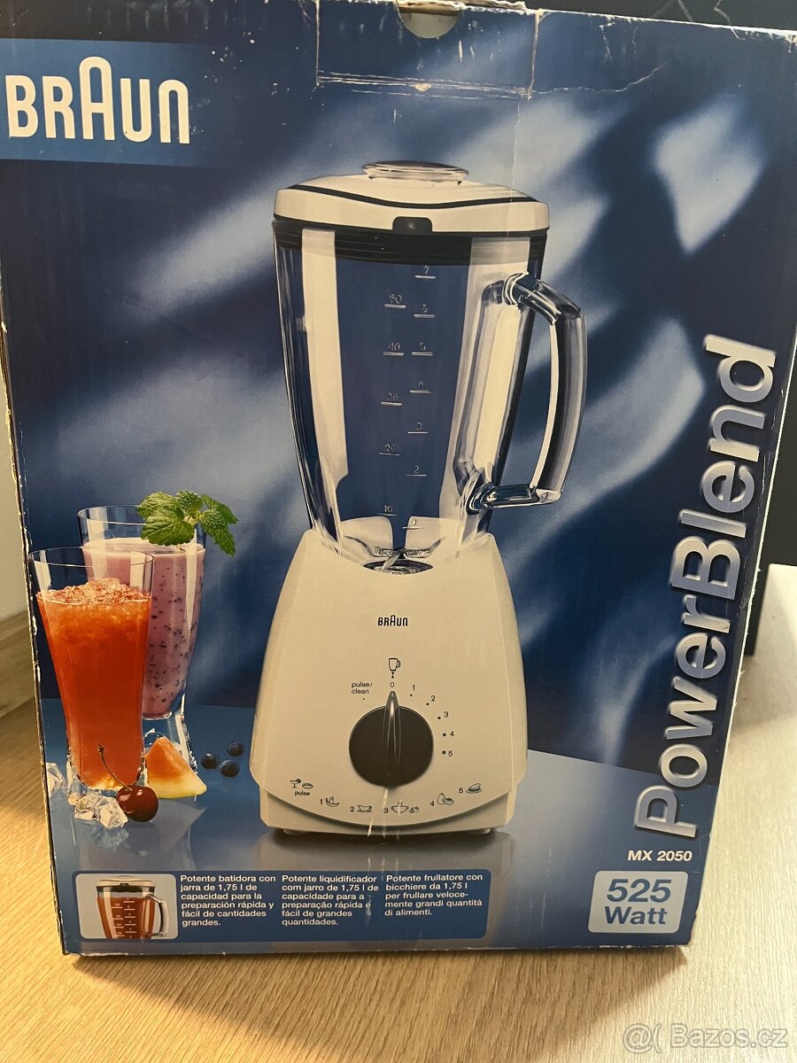Stolní mixér BRAUN PowerBlend MX 2050 se skleněnou nádobou - 4