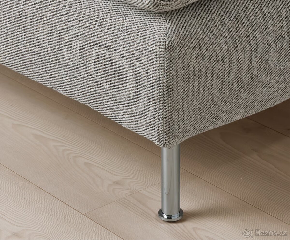 SÖDERHAMN Rohová pohovka, 6místná, Viarp béžová/hnědá - 4