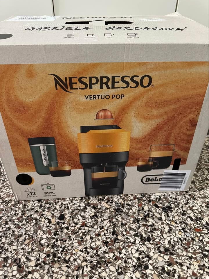 Nepoužitý Kávovar kapslový Nespresso De'Longhi Vertuo POP - 4