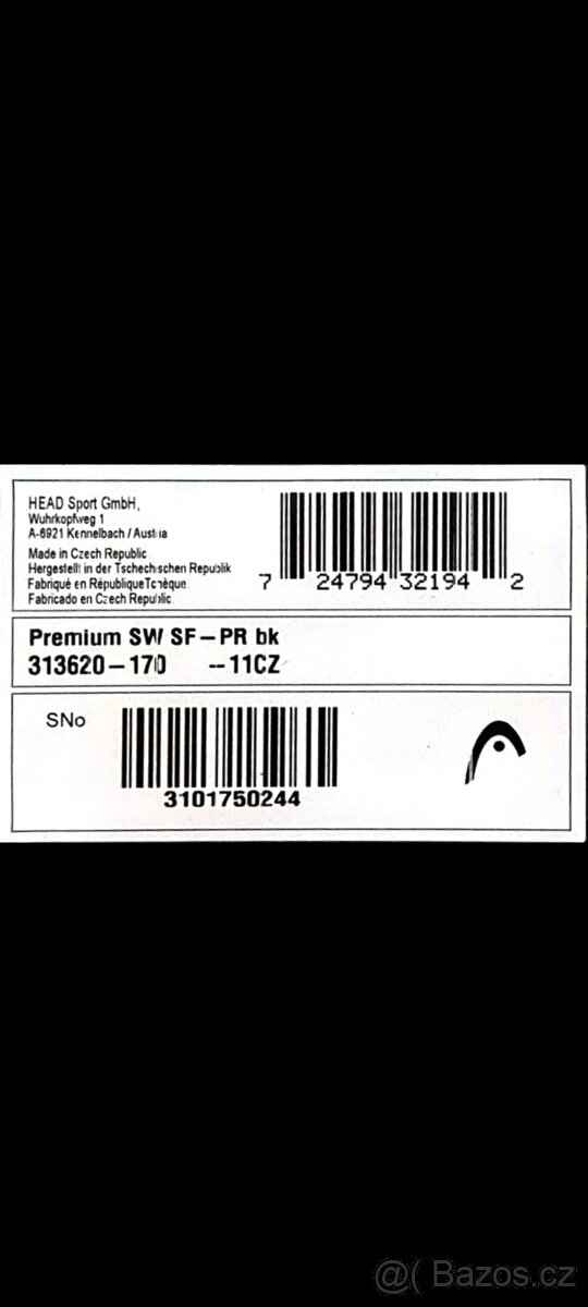 Nové Lyže HEAD Premium SW SF-PR bk 170-11CZ - 4