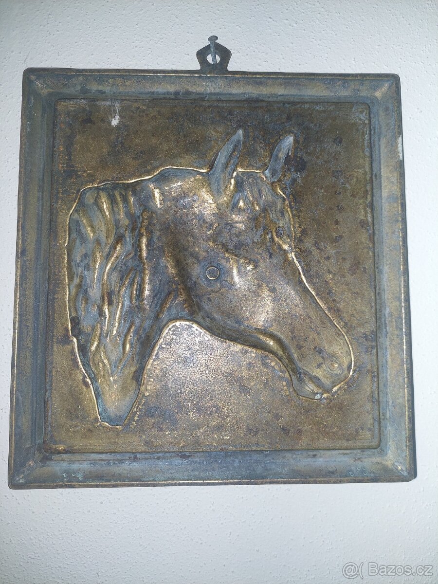 MOSAZNÝ OBRÁZEK-KŮŇ - 4