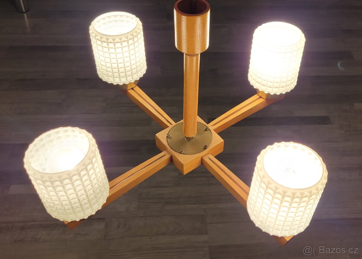 Retro lustr krásný 2ks - 4