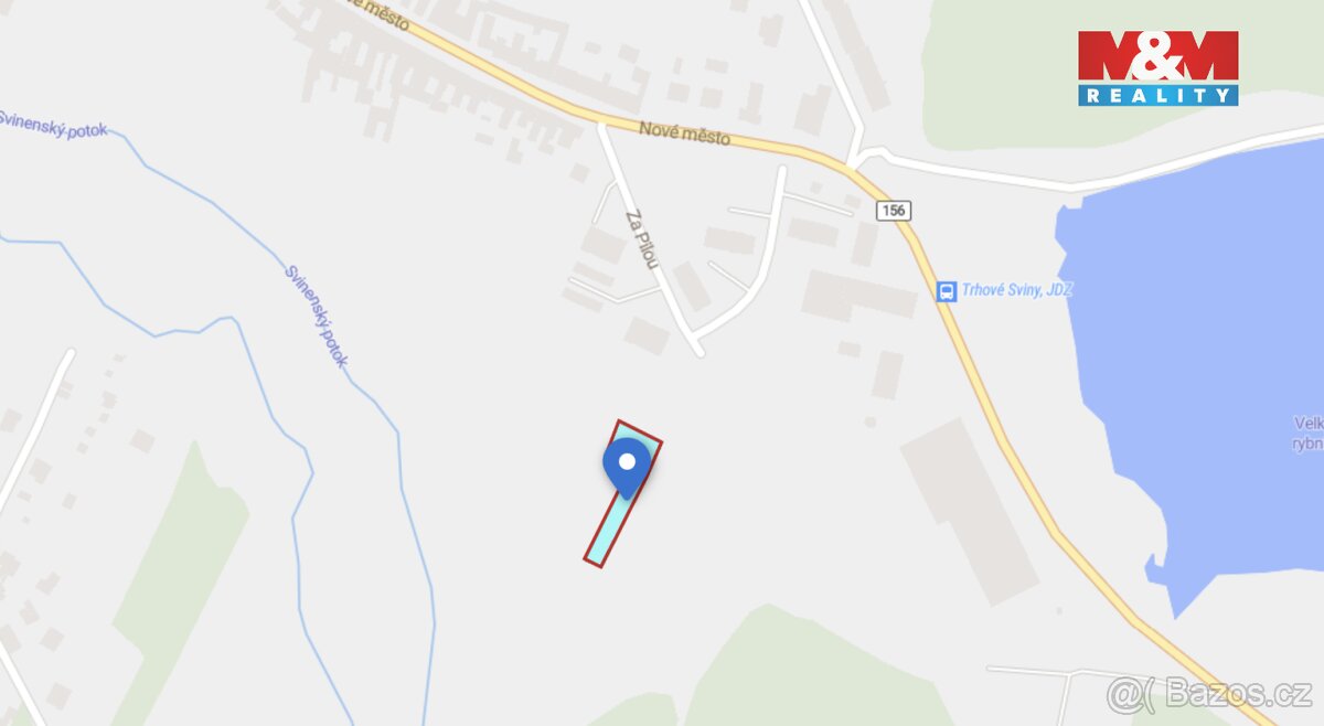 Prodej louky, 1159 m², Trhové Sviny - 4