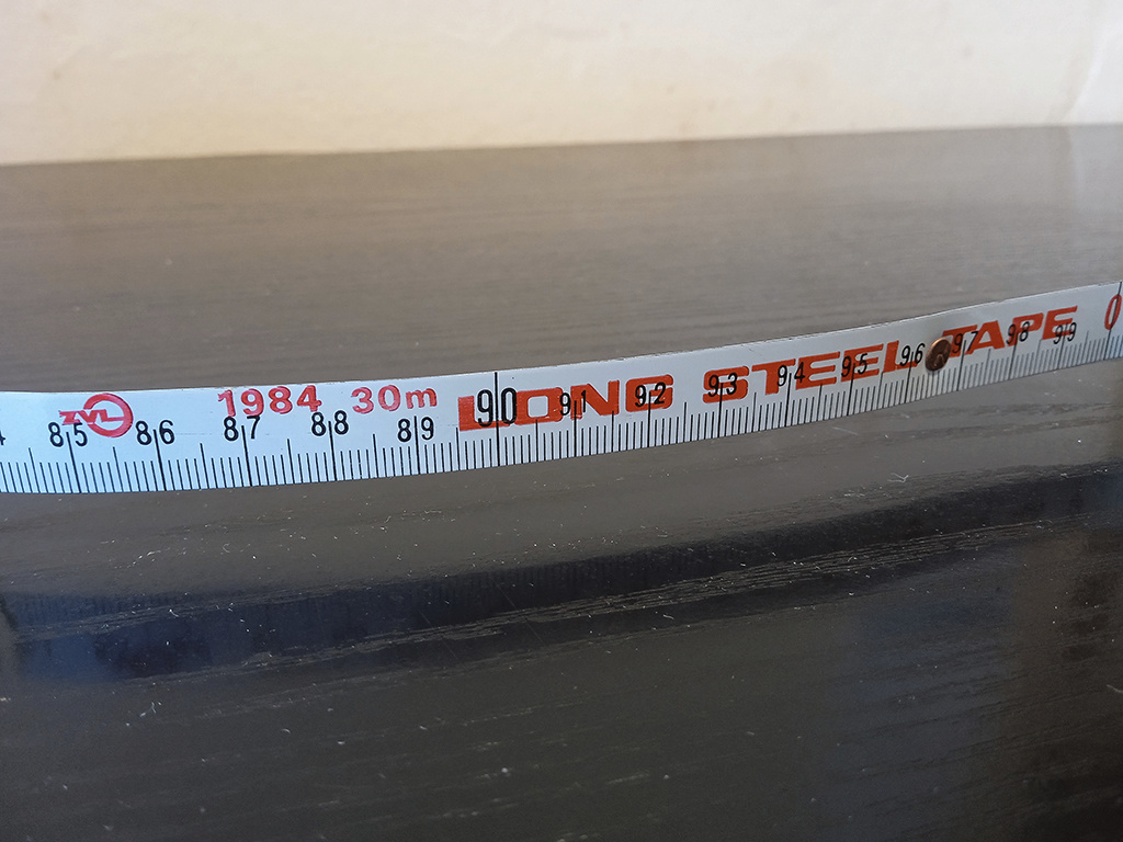 Ocelové pásmo na měření - 4