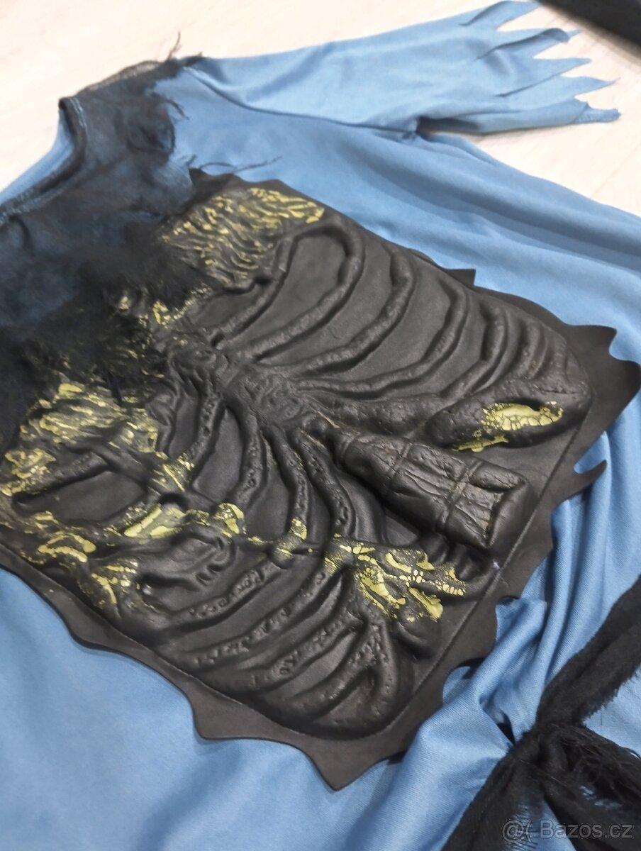 Set maškarní kostým/maska vel.140/146 - 4