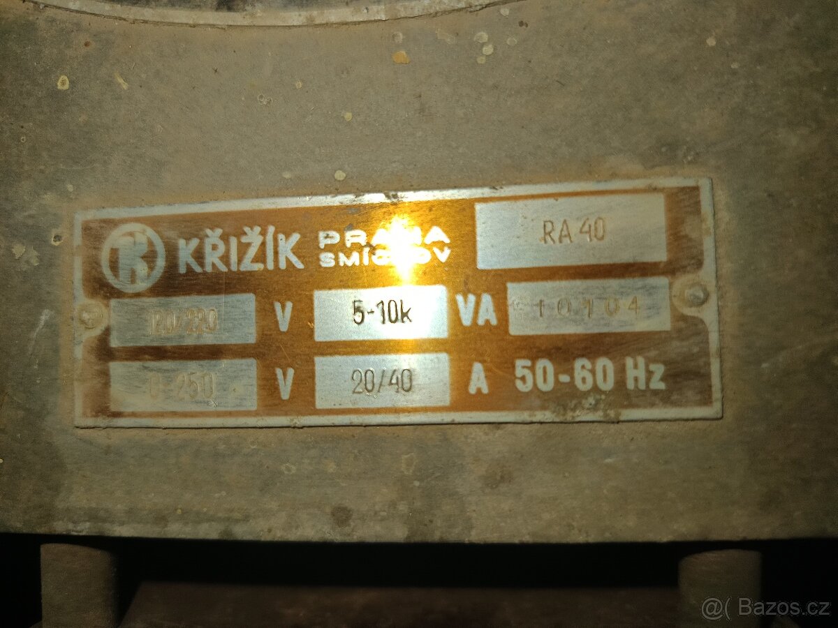 Autotransformátor RA40 - 4