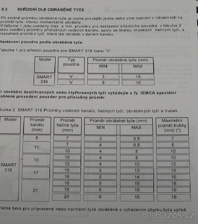Podavač materiálu IEMCA SMART 316 / 32 - 4
