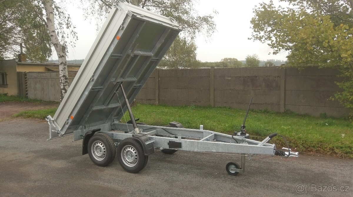 Nákladní jednostraně sklopný přívěs 2,7t - 4