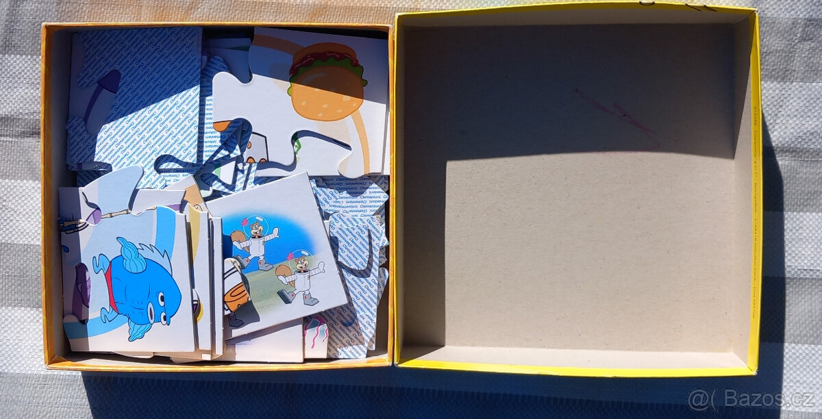 Sponge Bob - čísla a barvy -2v1 - puzzle - 4
