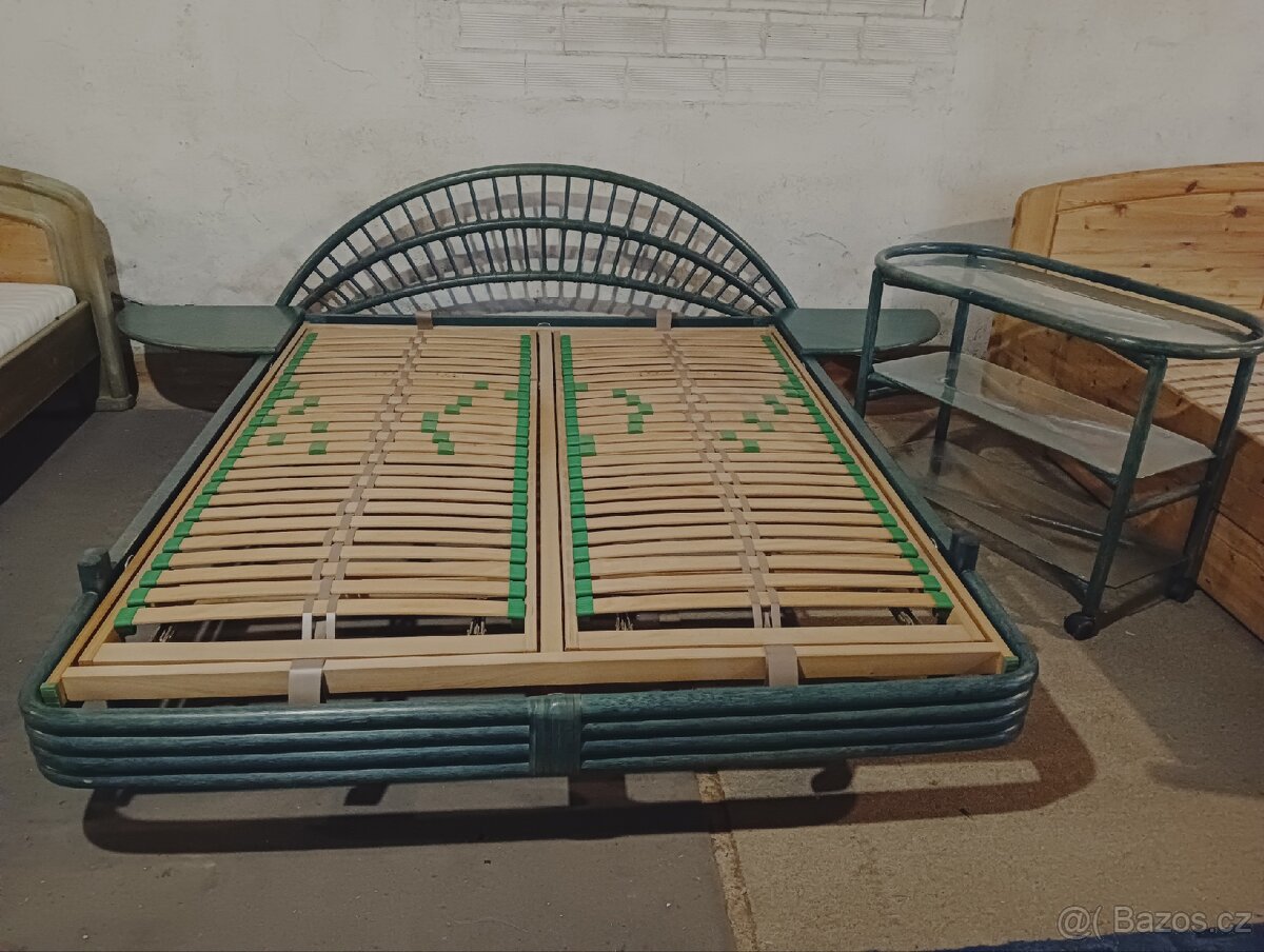 Unikátní dřevěná postel 160 - 4