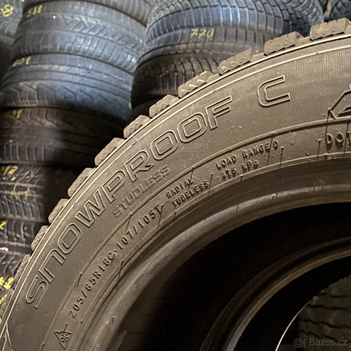 Zimní pneu 205/65 R16C 107/105T Nokian 7mm - 4
