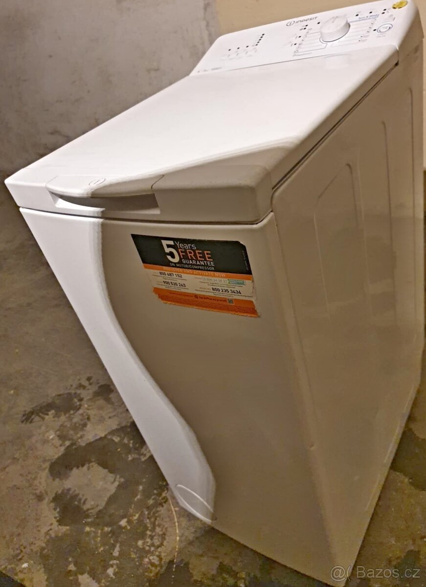 PRACKA INDESIT,HORNI PLNENI,5KG,,PLNE FUNKCNI - 4