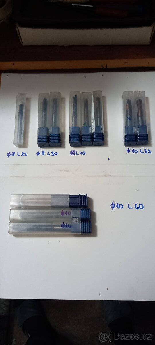 Tvrdokovova kulova fréza Atorn d1-d10 - 4