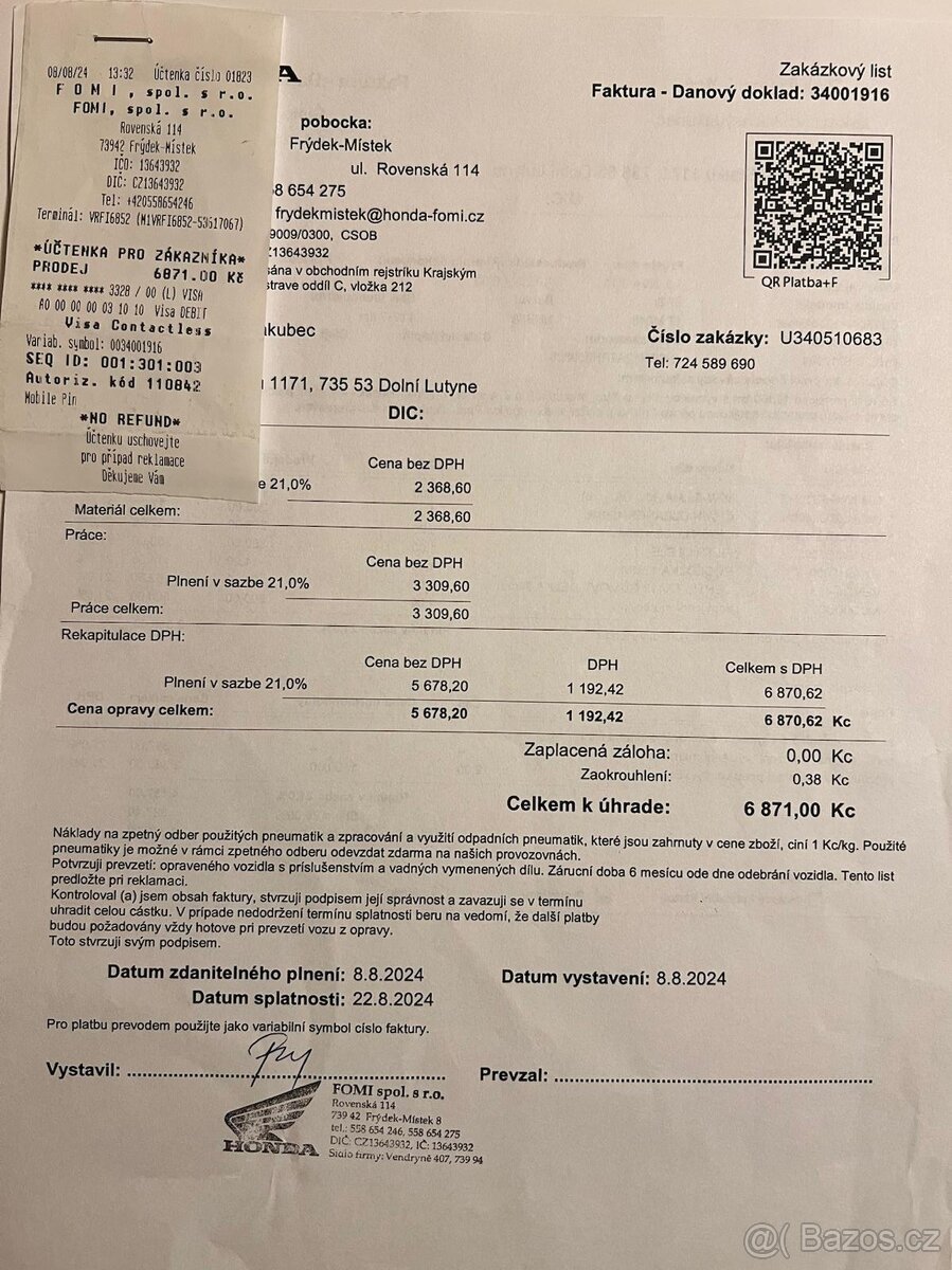 HONDA CB 750 HORNET | 2023 | PLNÁ VÝBAVA | TOP STAV - 4