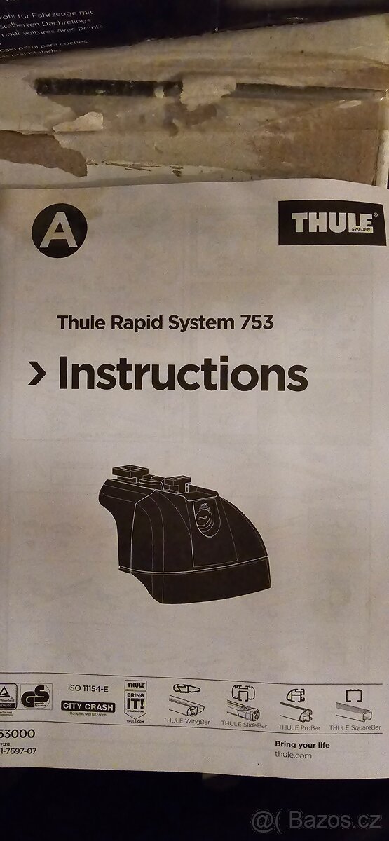 Střešní nosič, Příčníky THULE Hyundai IX35 / Kia Sportage - 4