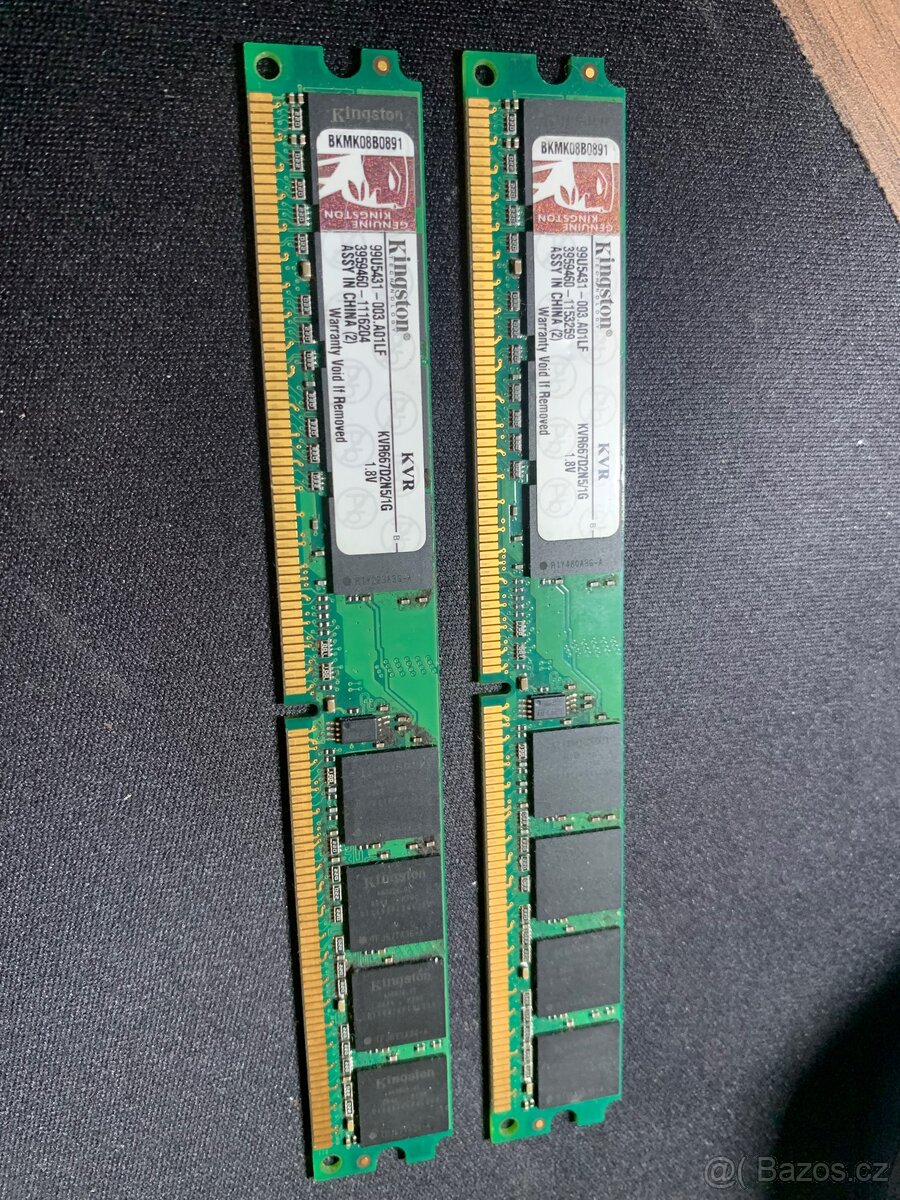 PAMĚTI RAM - DDR3 - DDR2 - DIMM - SODIMM - 4