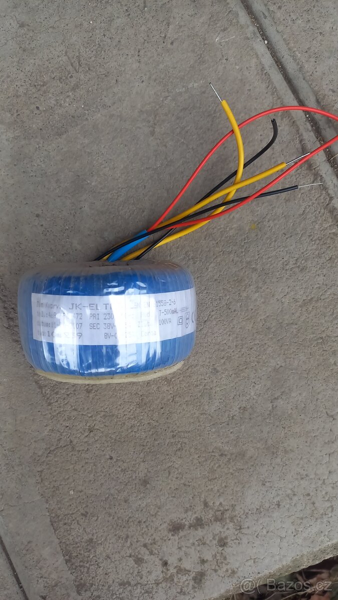 trafo - toroidní transformátor - NOVÝ - 4