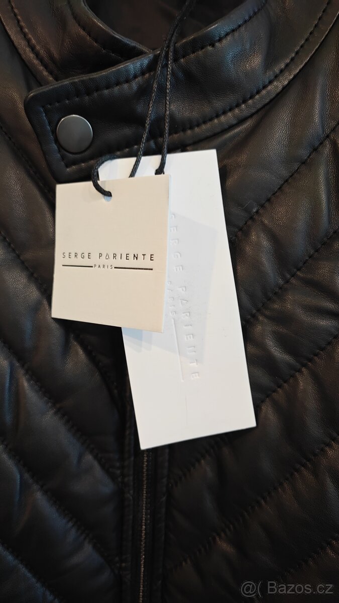 Kožená bunda Serge Pariente Time Black - 4