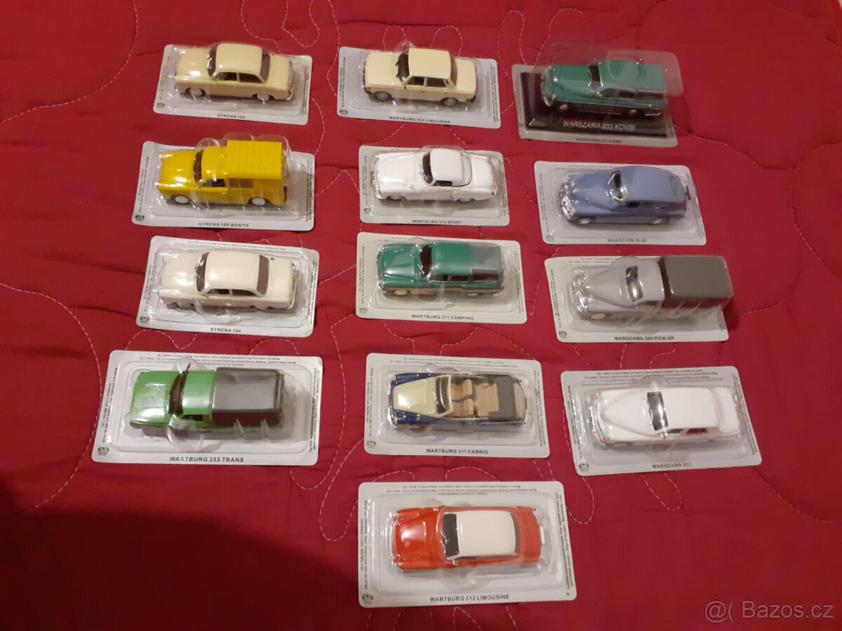 Modely aut 1:43 - 4