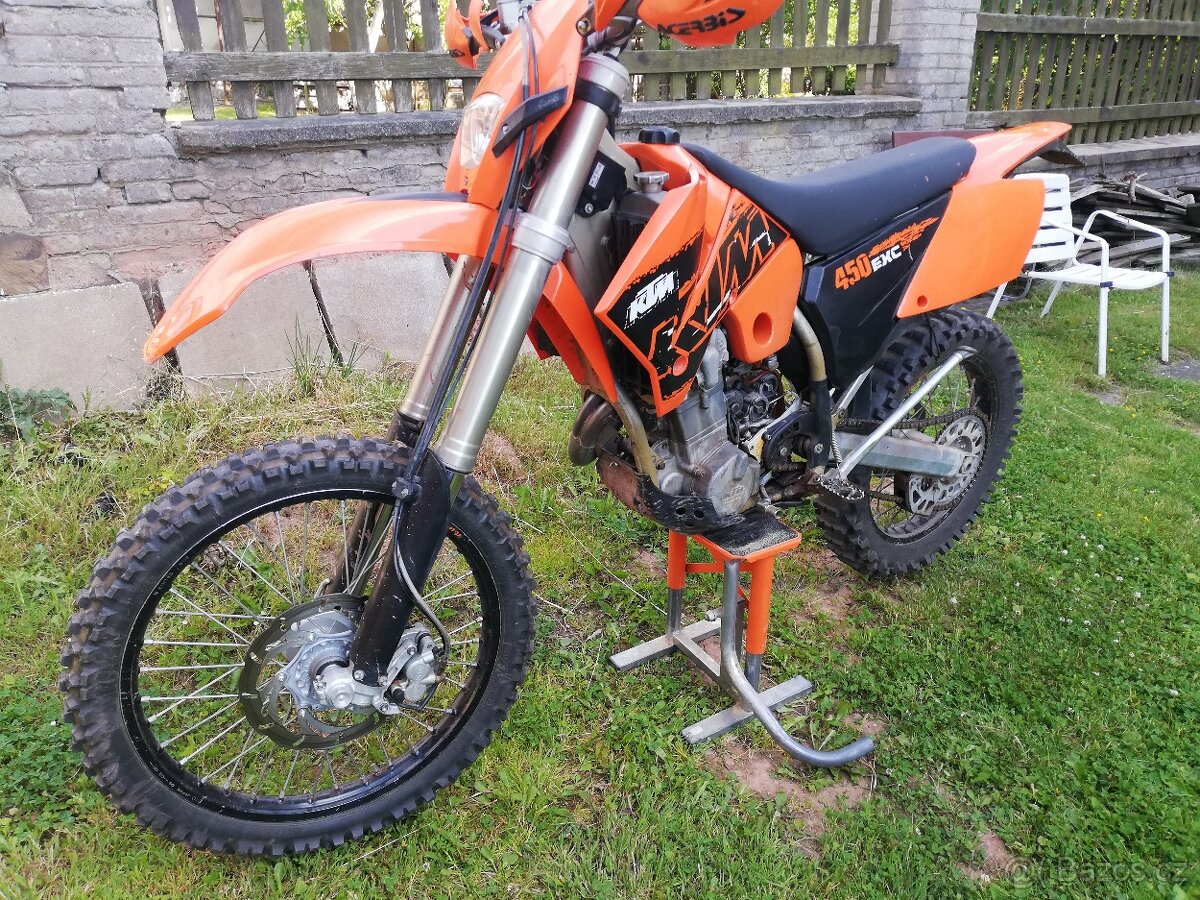 Ktm 450 Exc + motardová kola