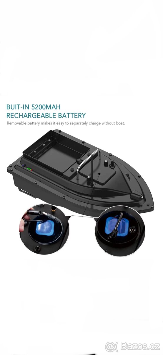 Zavážecí lodička s gps - 4