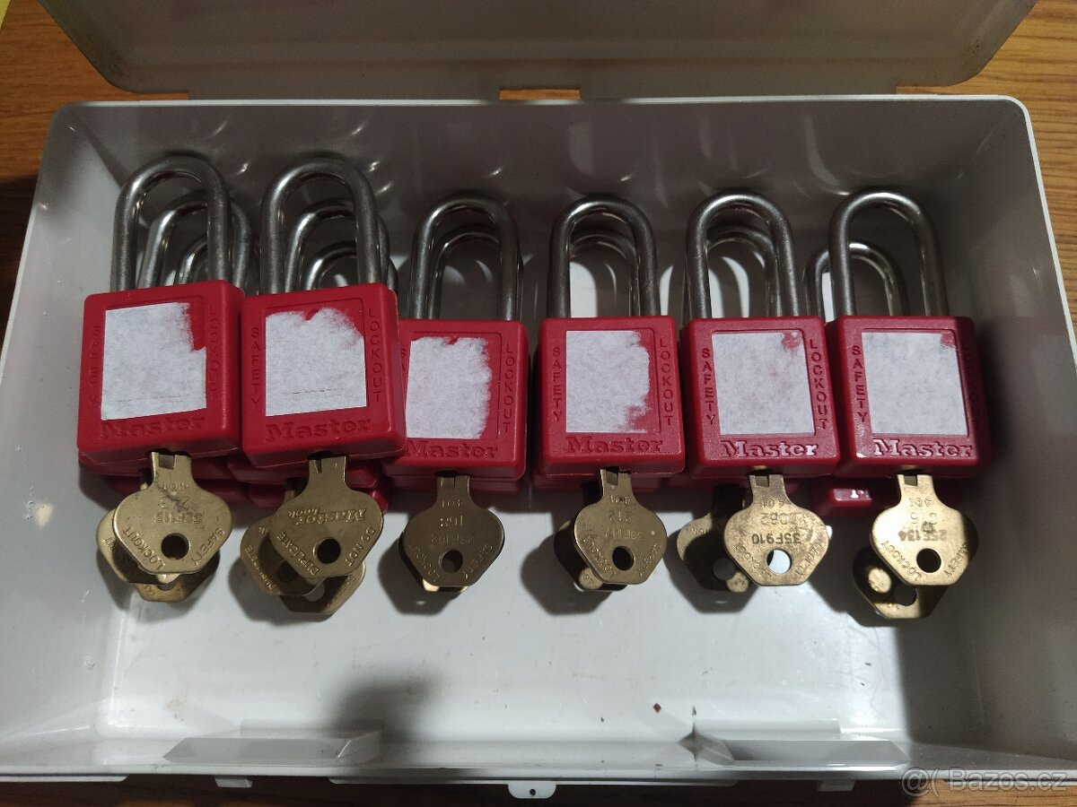 Visací zámky nové-109 ks - 4