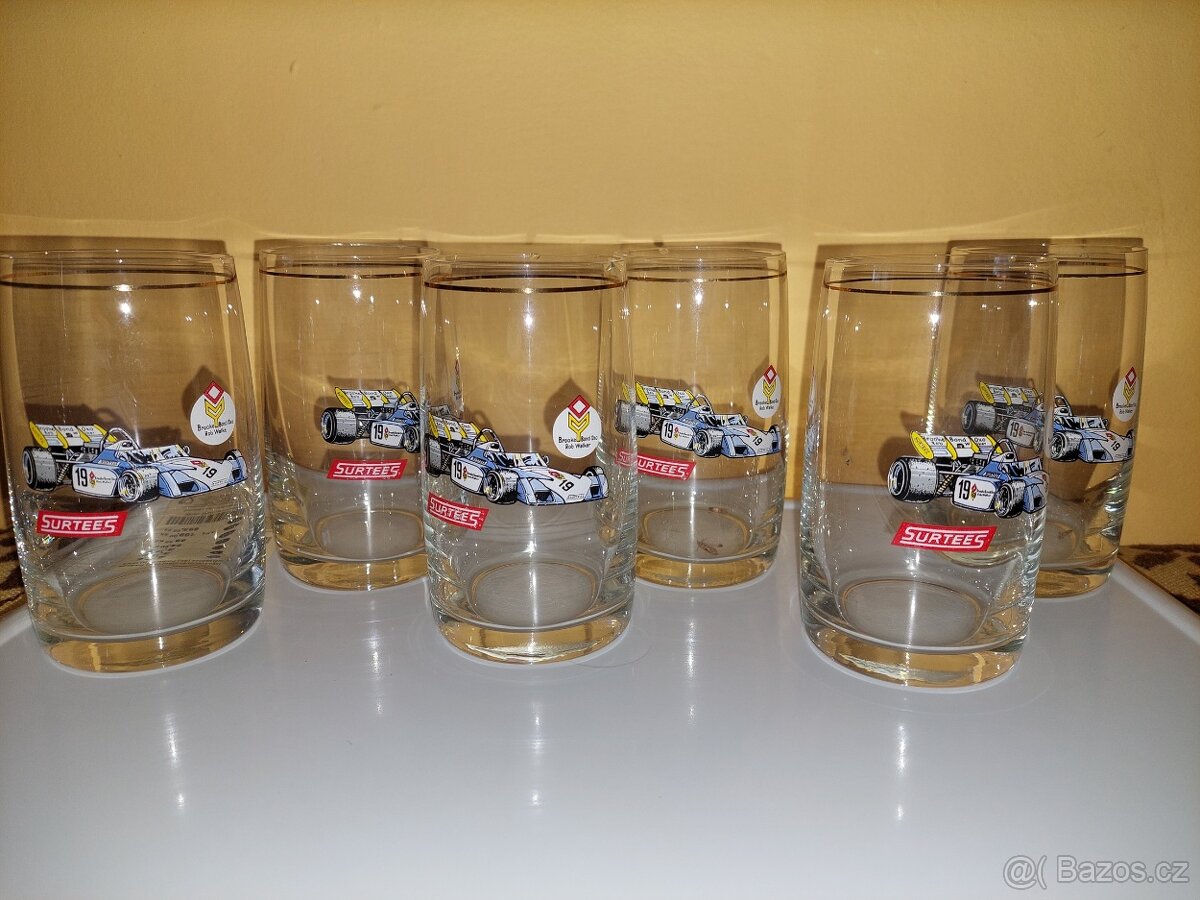 Prodám retro sklenice s formulemi. - 4