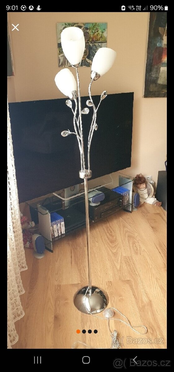 Lustr stříbrný NOVÝ - 4