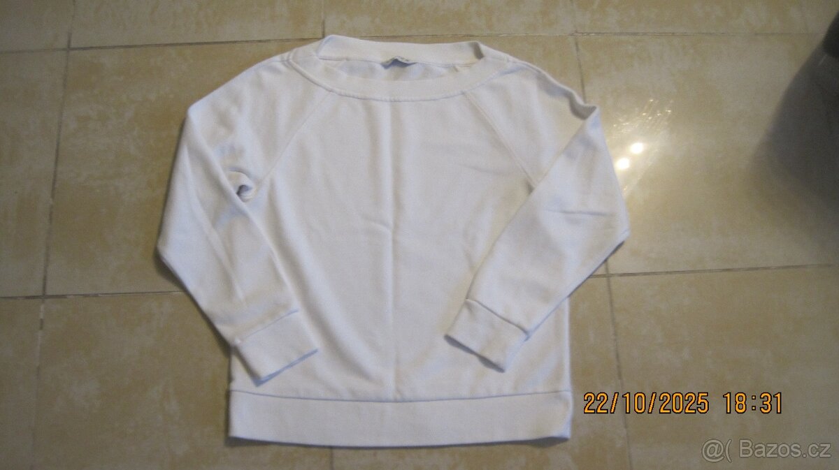 Mikina TATUUM, bílá, vel. XS/S - 4