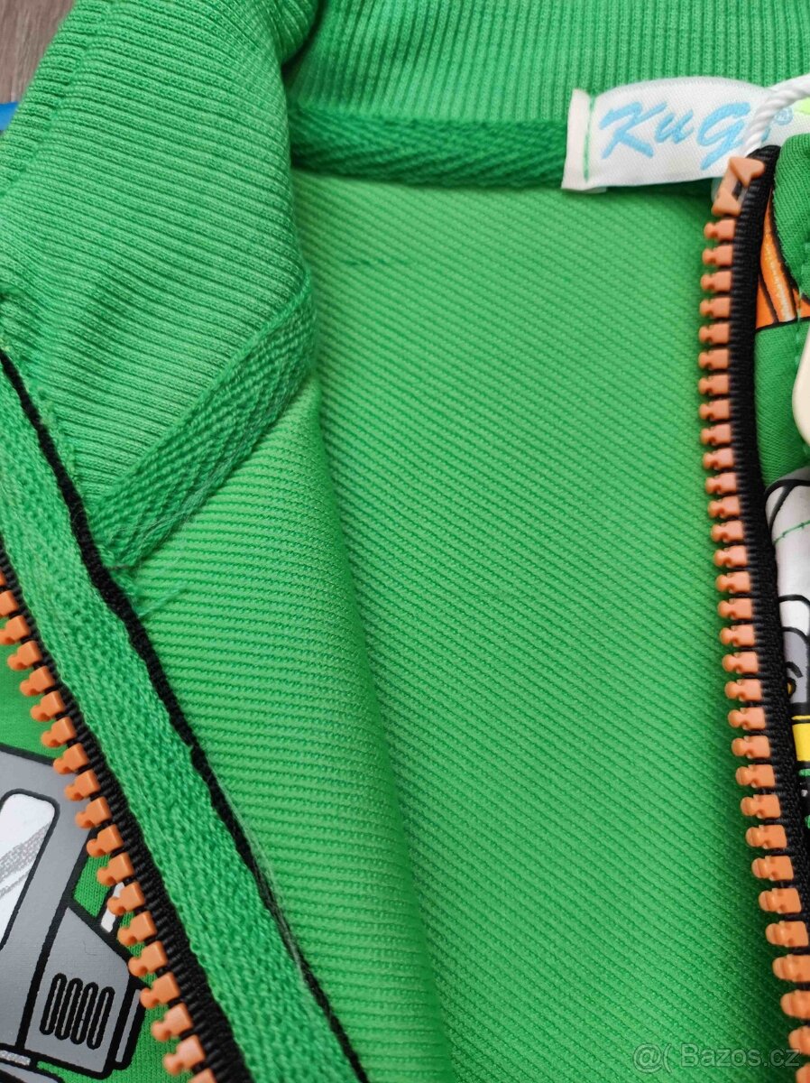 Chlapecká mikina slabá bagr traktor nová - 4