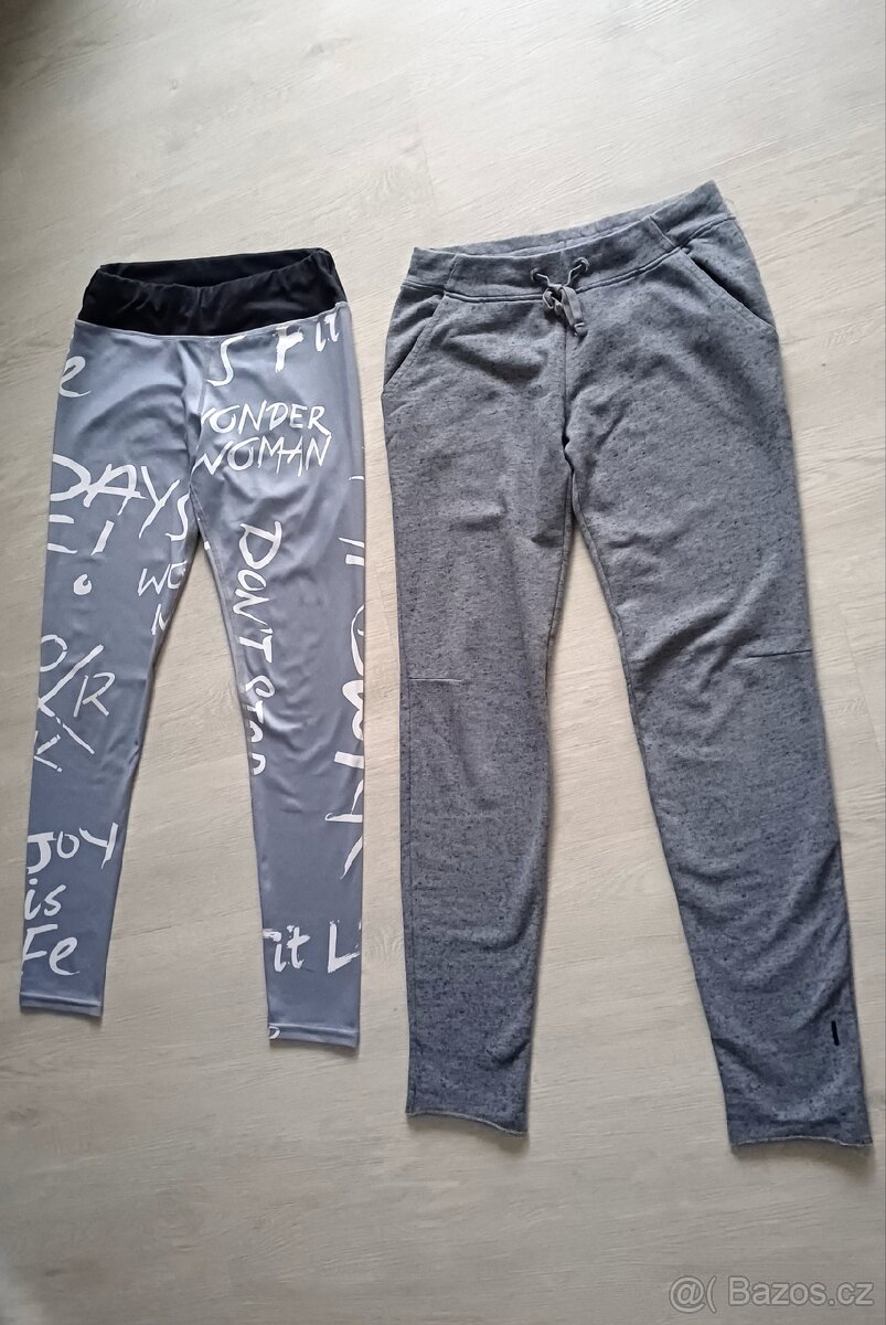 SET: dívčí tepláky, legíny, mikiny
- vel. S - 4