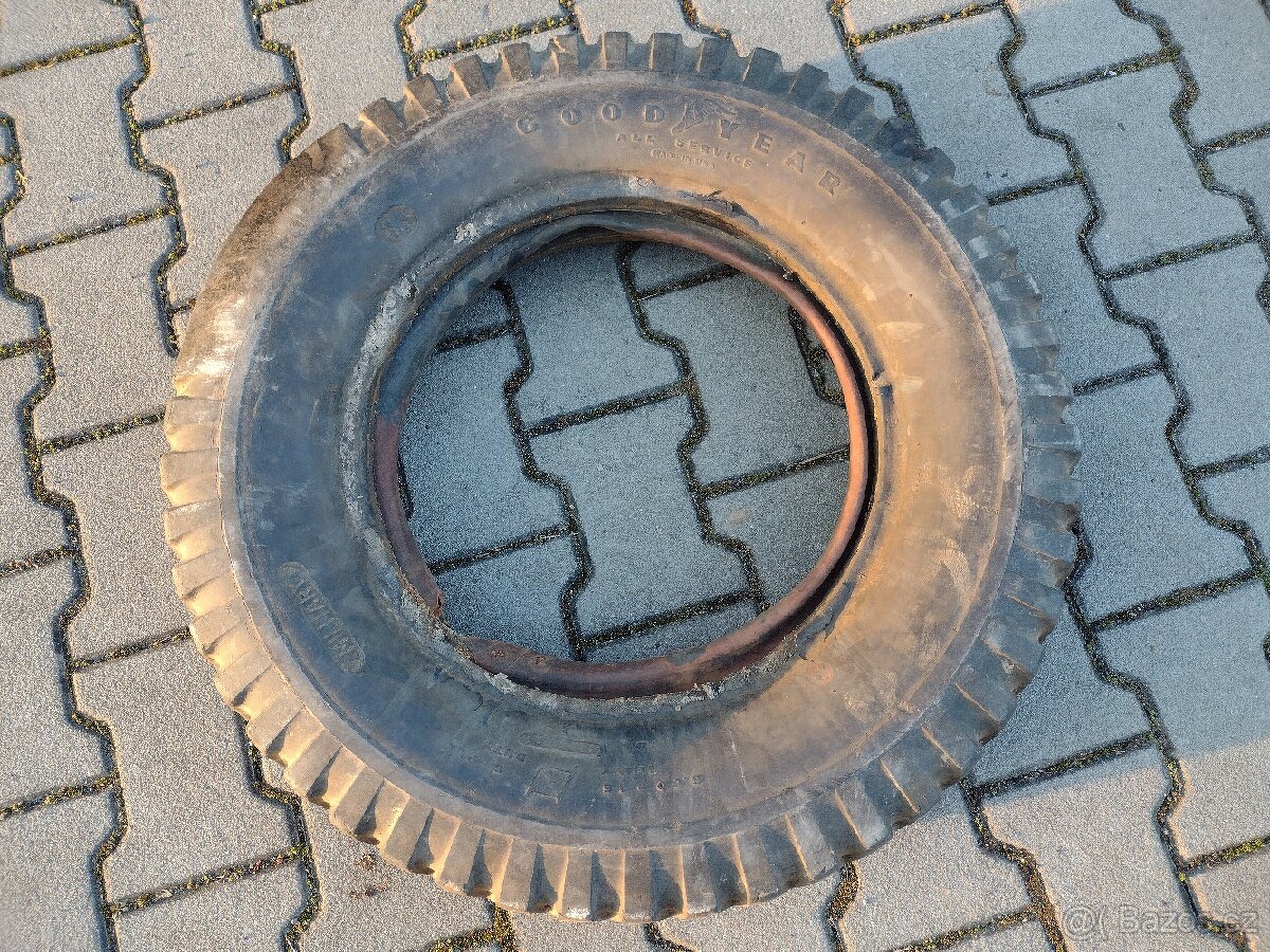 US originál WW2 pneumatika Jeep Willys, Ford GPW - rarita - 4