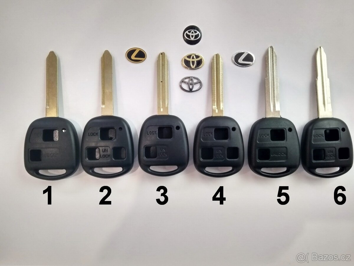 Toyota Lexus autoklíč obal klíče - 4
