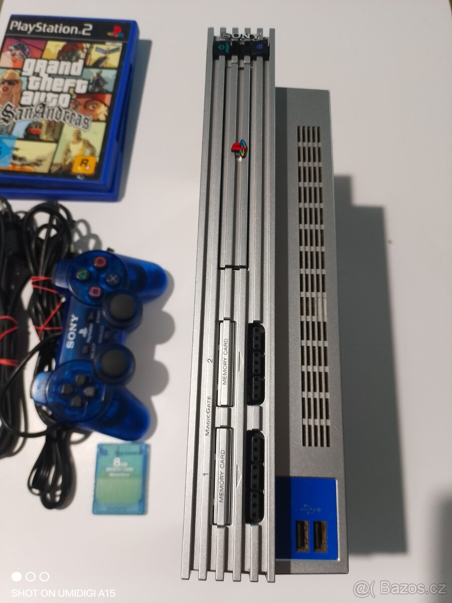 Playstation 2 FAT satin Silver - 4