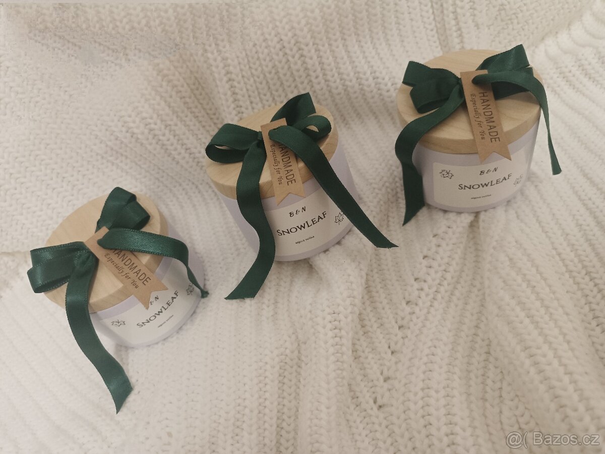 Ručně vyráběné svíčky ze sojového vosku. - 4