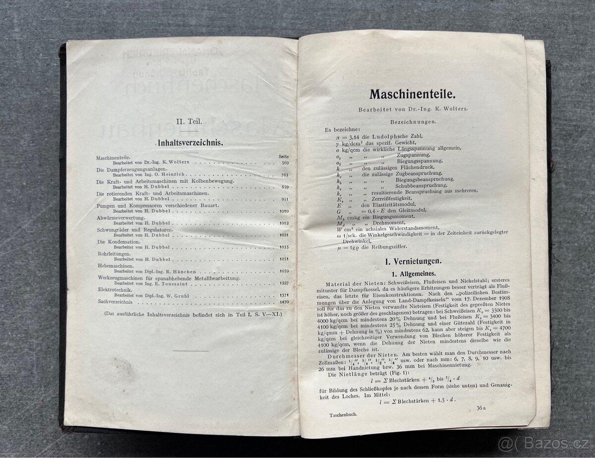 STARÁ TECHNICKÁ LITERATURA - NĚMECKO - 4