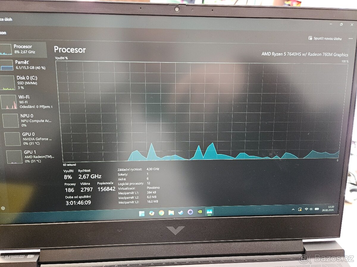 Herní notebook HP Victus - 4