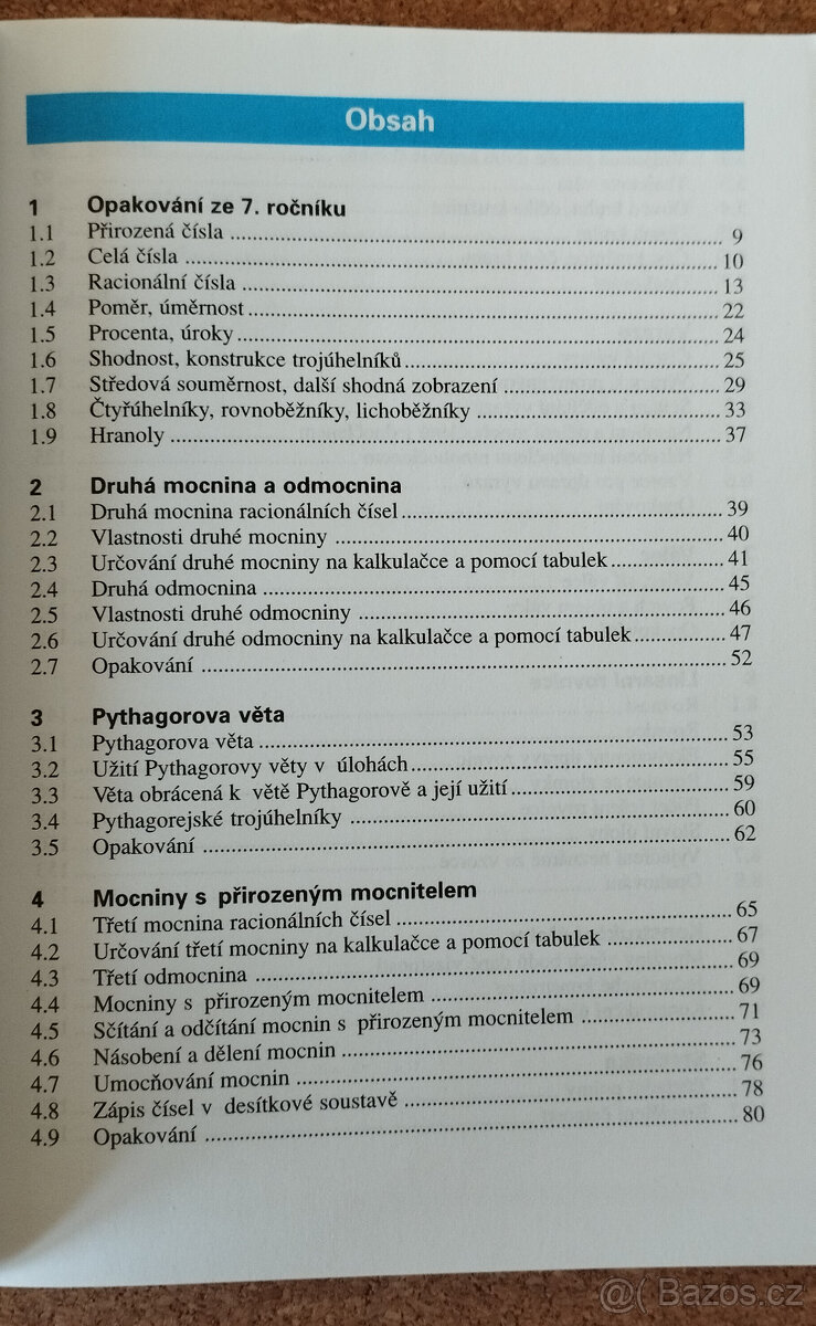 Matematika pro osmý / 8. ročník ZŠ - 4