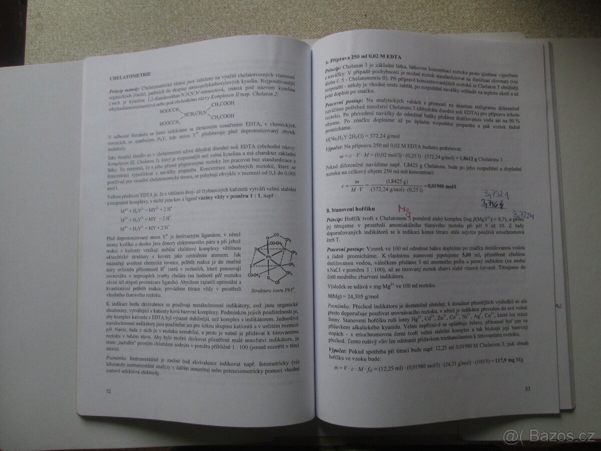 Laboratorní cvičení z Analytické chemie I použité - 4