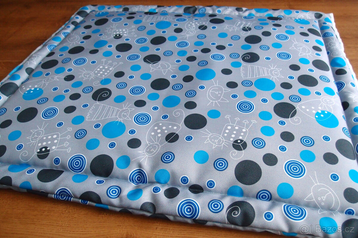 NOVÉ přebalovací podložky 70x80cm, tyrkysová 80x80 cm - 4