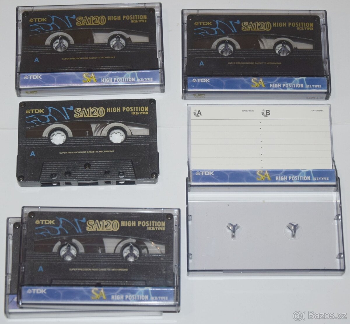 Magnetof.kazety MC TDK SA 120min., typ II chrom, CRO2,6 ks - 4