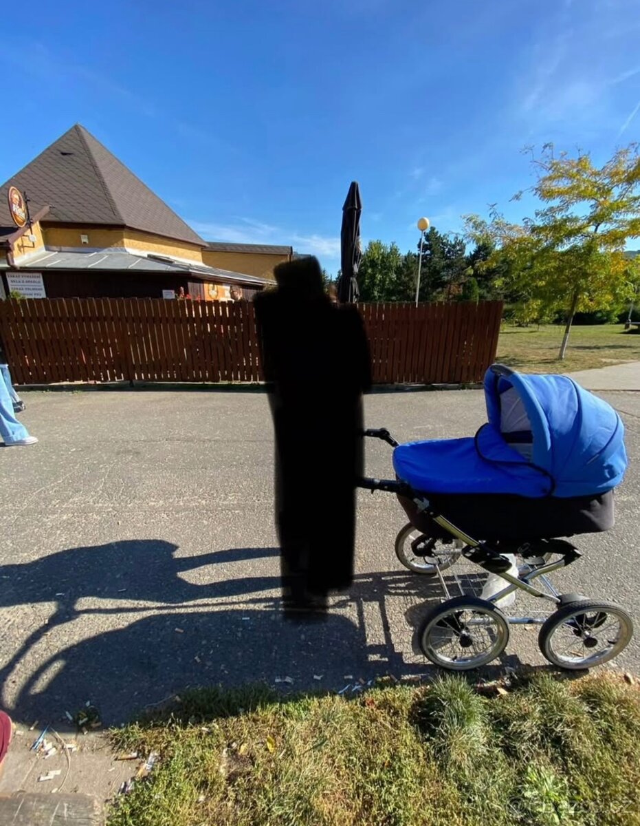 Prodám modrý kočárek trojkombinaci - 4